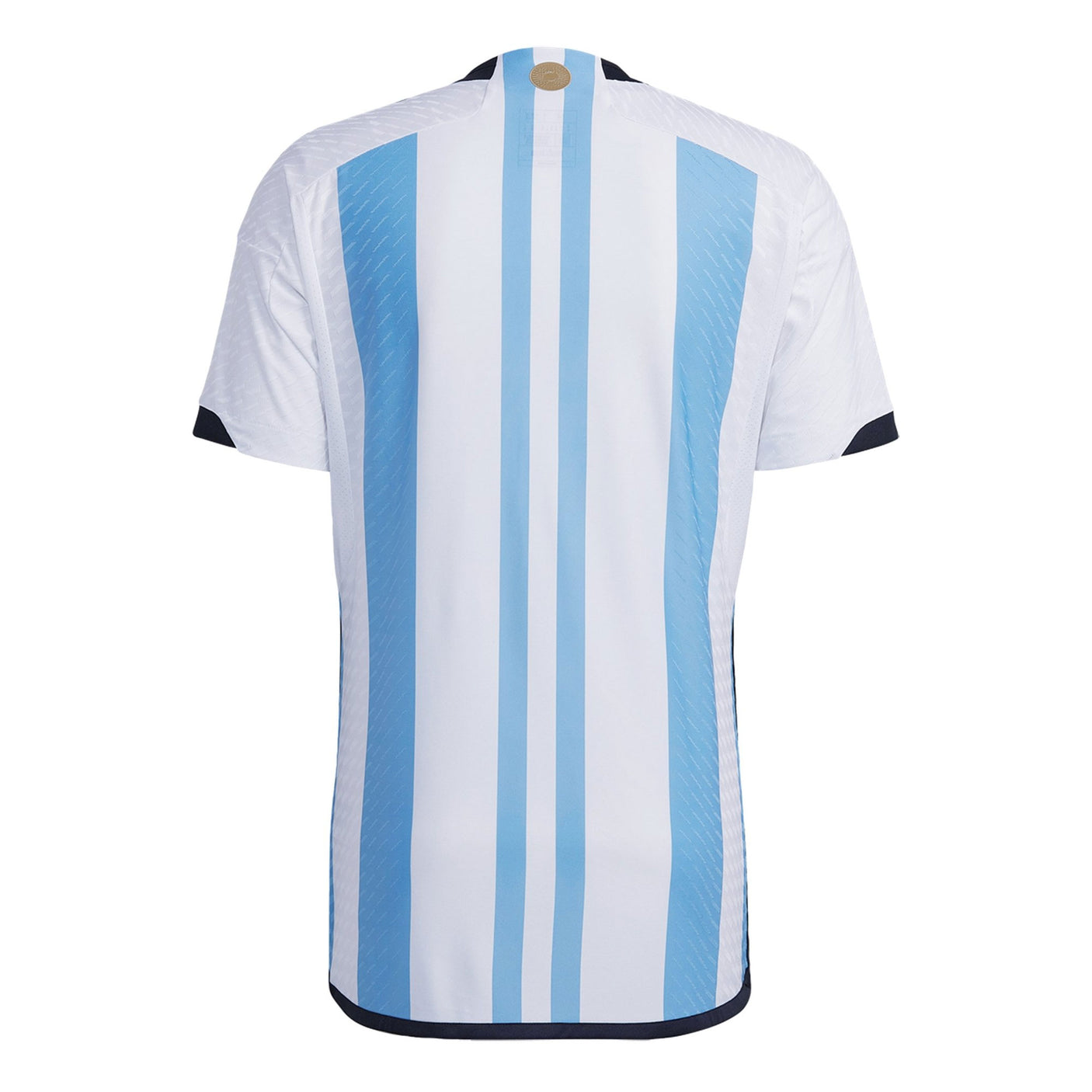 adidas Men's Argentina 2022/23 Authentic Home Jersey White/Light Blue Back