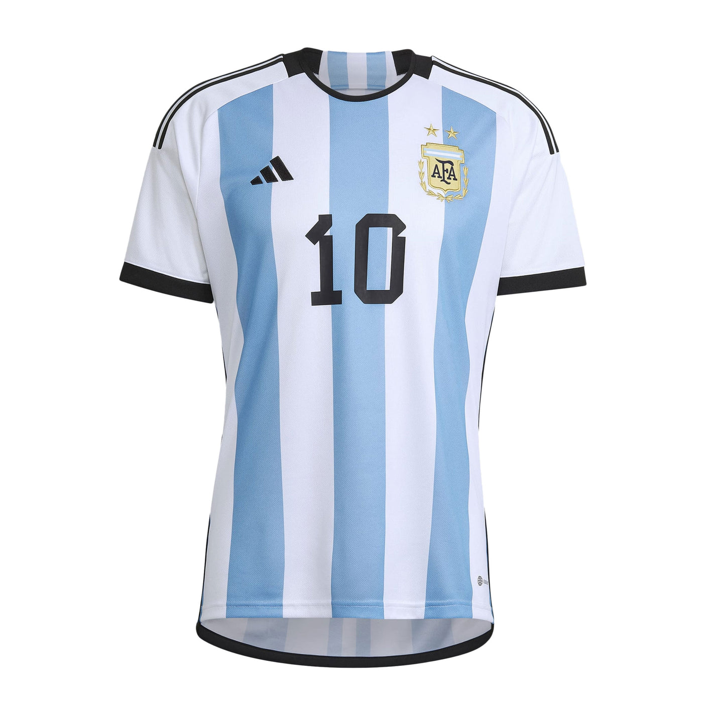 adidas Men's Argentina 2022/23 Messi Home Jersey White/Light Blue Front
