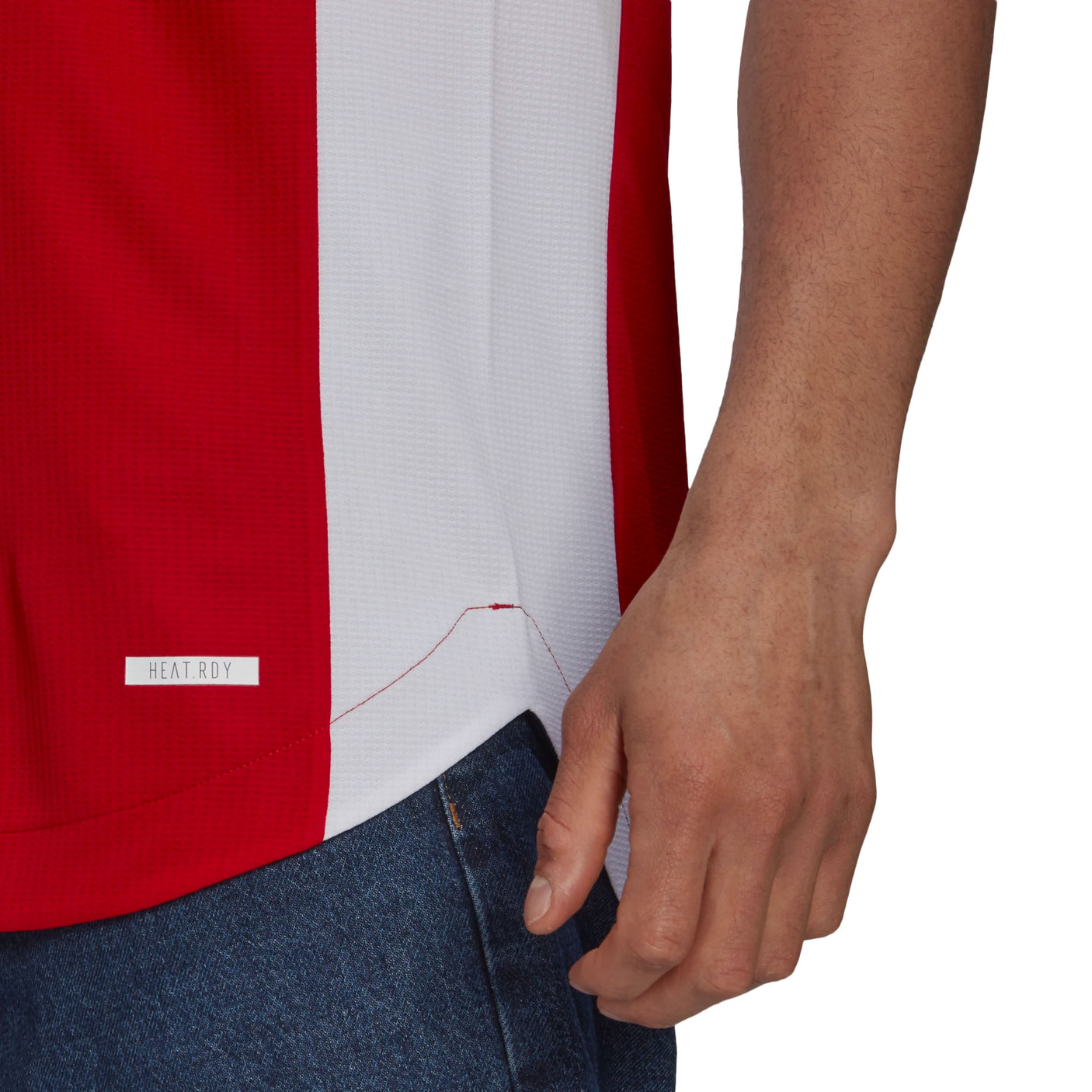 adidas Men's Arsenal 2021/22 Authentic Home Jersey Red/White HeatRDY