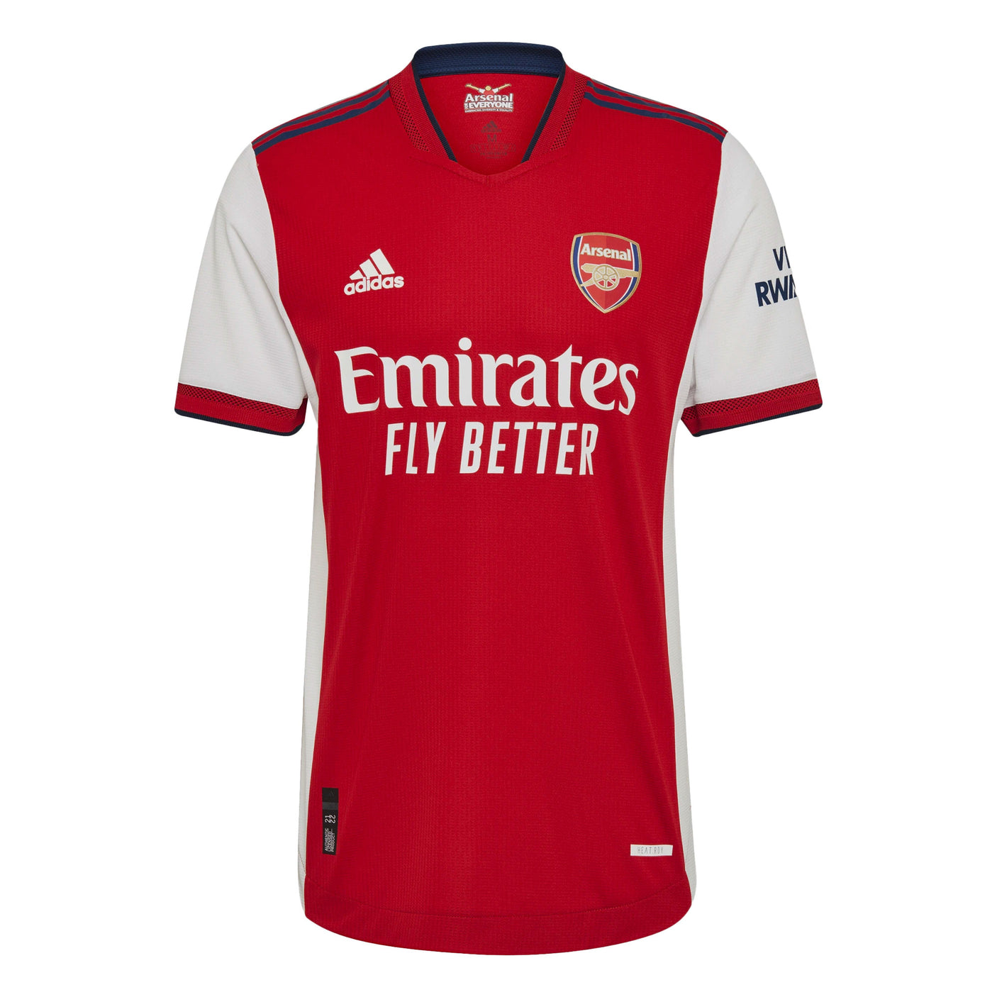 adidas Men's Arsenal 2021/22 Authentic Home Jersey Red/White Main