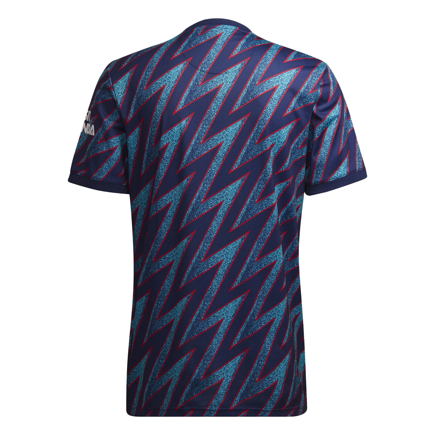 adidas Men's Arsenal 2021/22 Third Jersey Mystery Blue/White Back