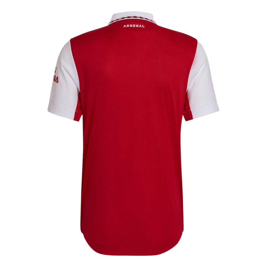 adidas Men's Arsenal 2022/23 Authentic Home Jersey Scarlet/White Back