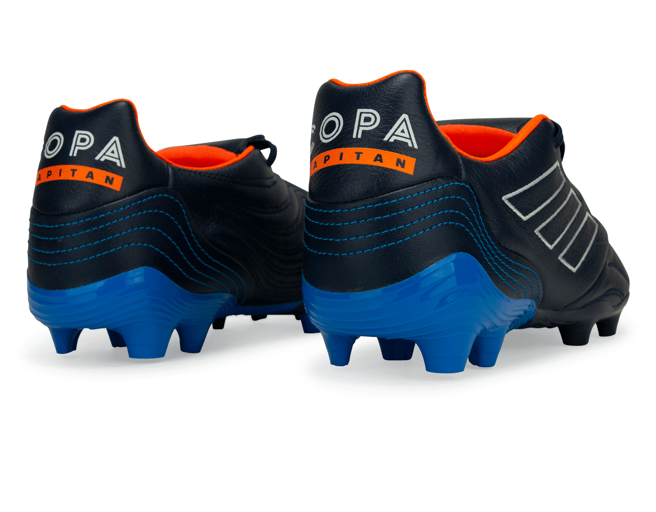 adidas Men's Copa Kapitan.2 FG Navy/White/Orange Rear
