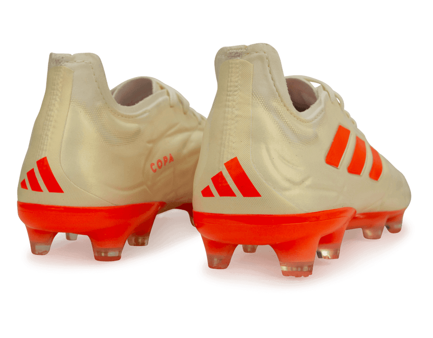 adidas Men's Copa Pure.1 FG Off White/Orange Rear
