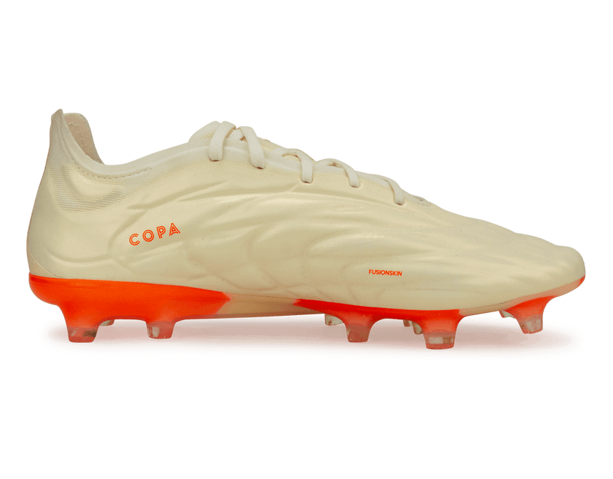 adidas Men's Copa Pure.1 FG Off White/Orange Side