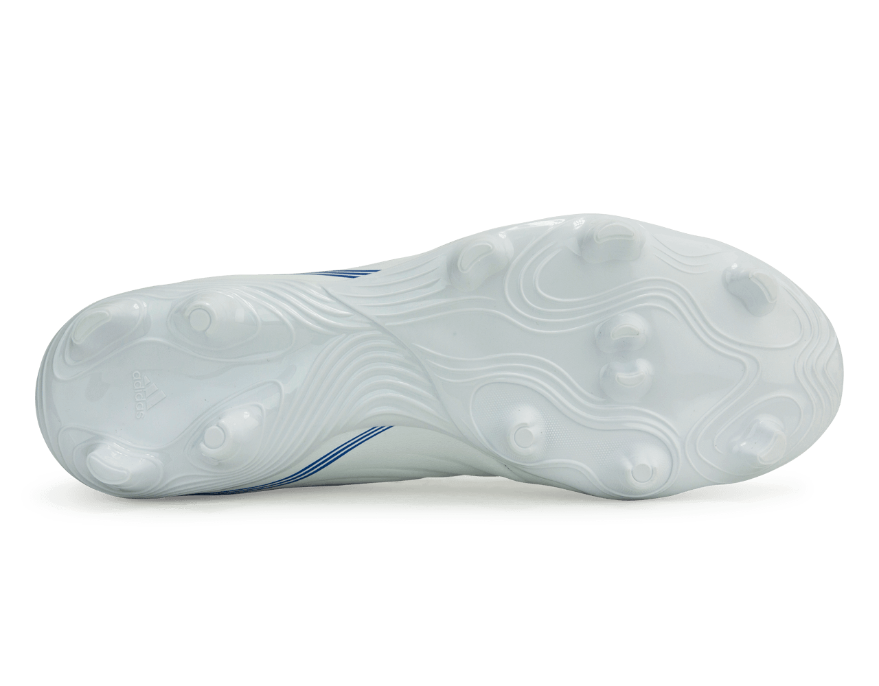 adidas Men's Copa Sense.3 FG White/Hi-Res Blue Sole