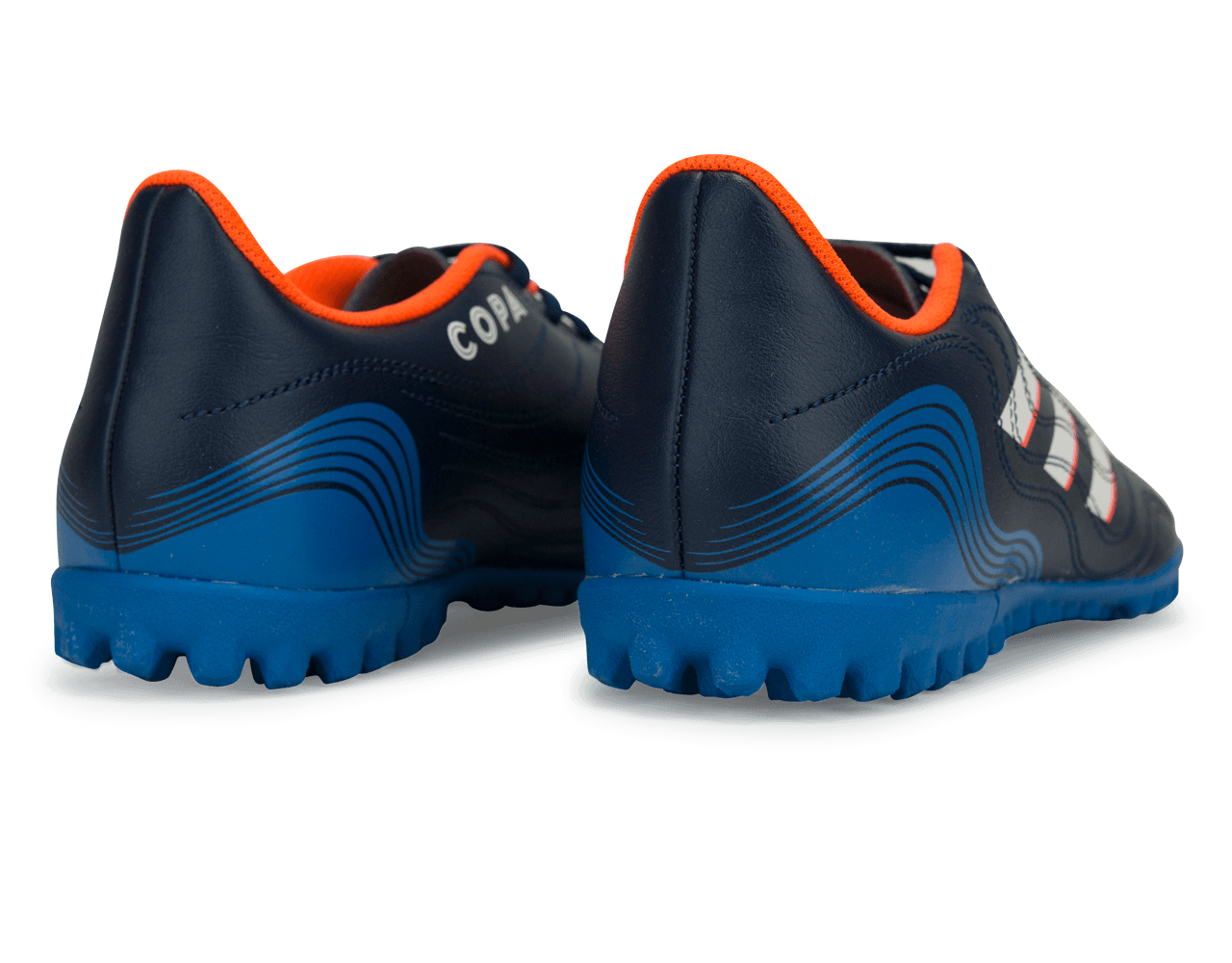 adidas Men's Copa Sense.4 TF Navy/White/Orange Rear