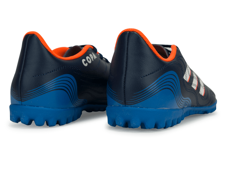 adidas Men's Copa Sense.4 TF Navy/White/Orange Rear