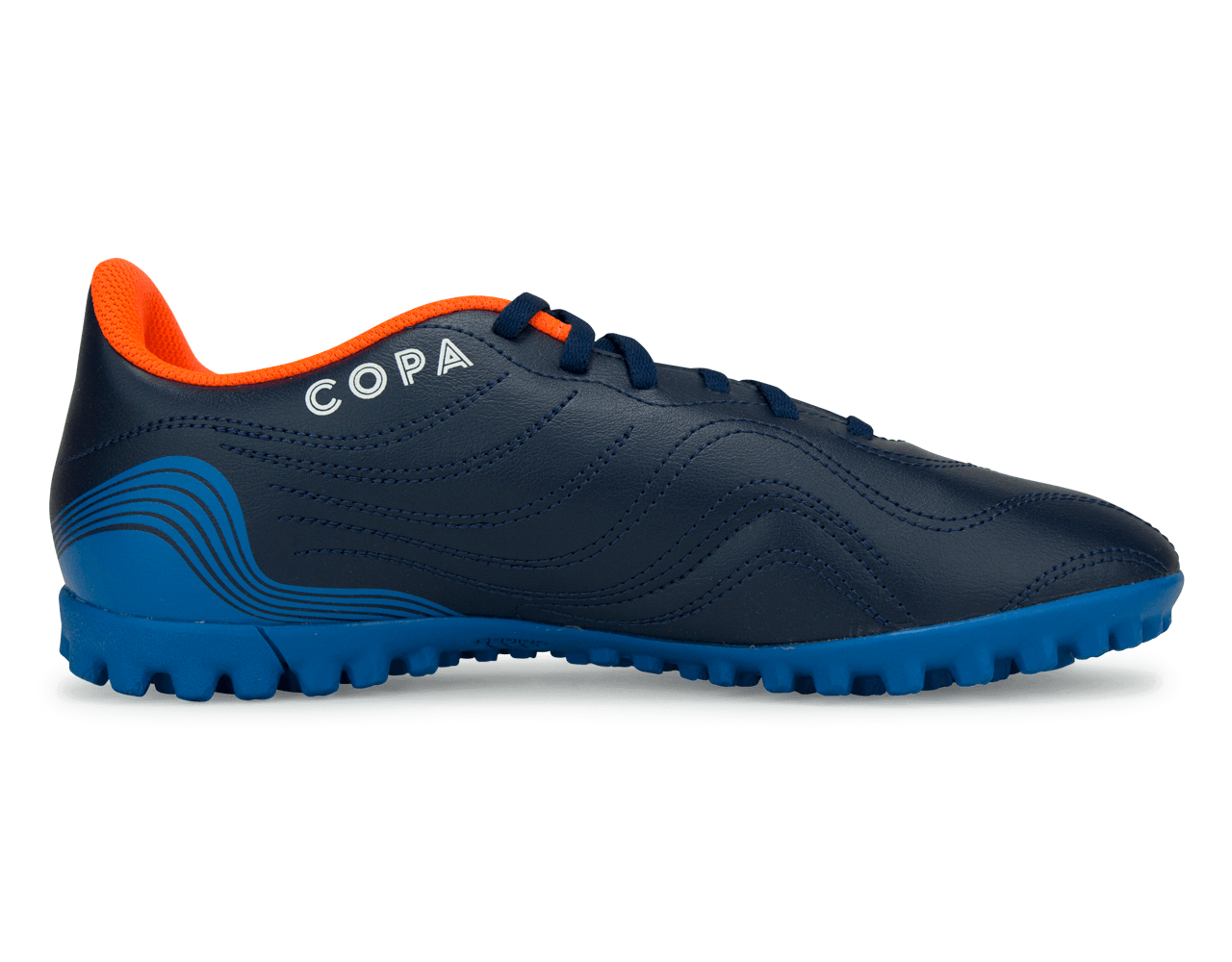 adidas Men's Copa Sense.4 TF Navy/White/Orange Side
