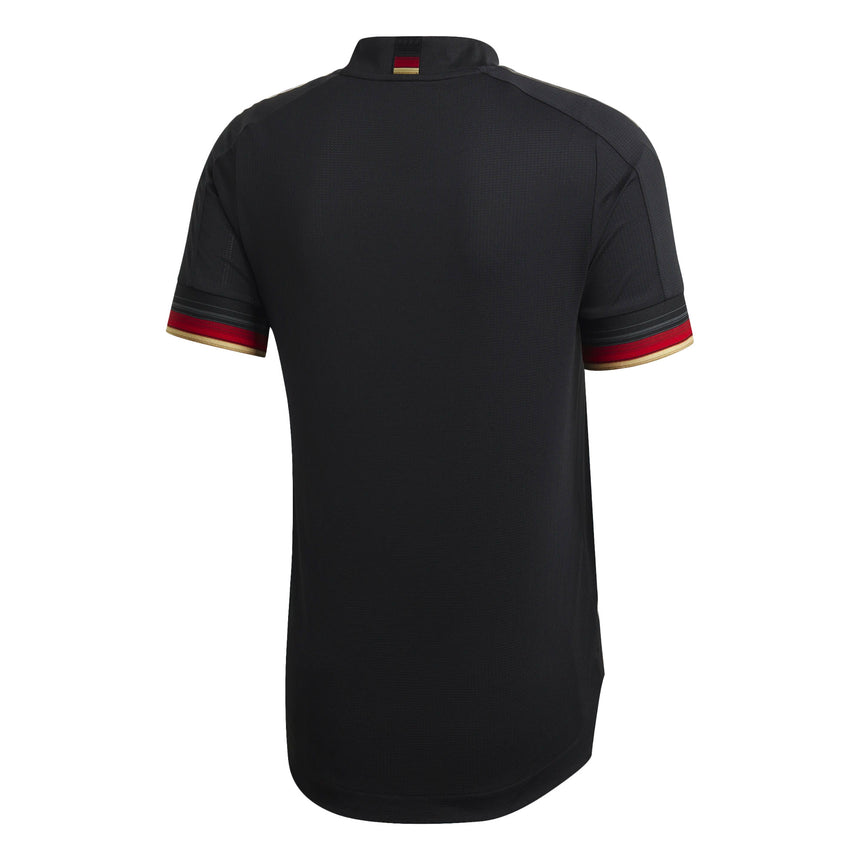adidas Men's Germany 2021/22 Authentic Away Jersey Black/Carbon Back