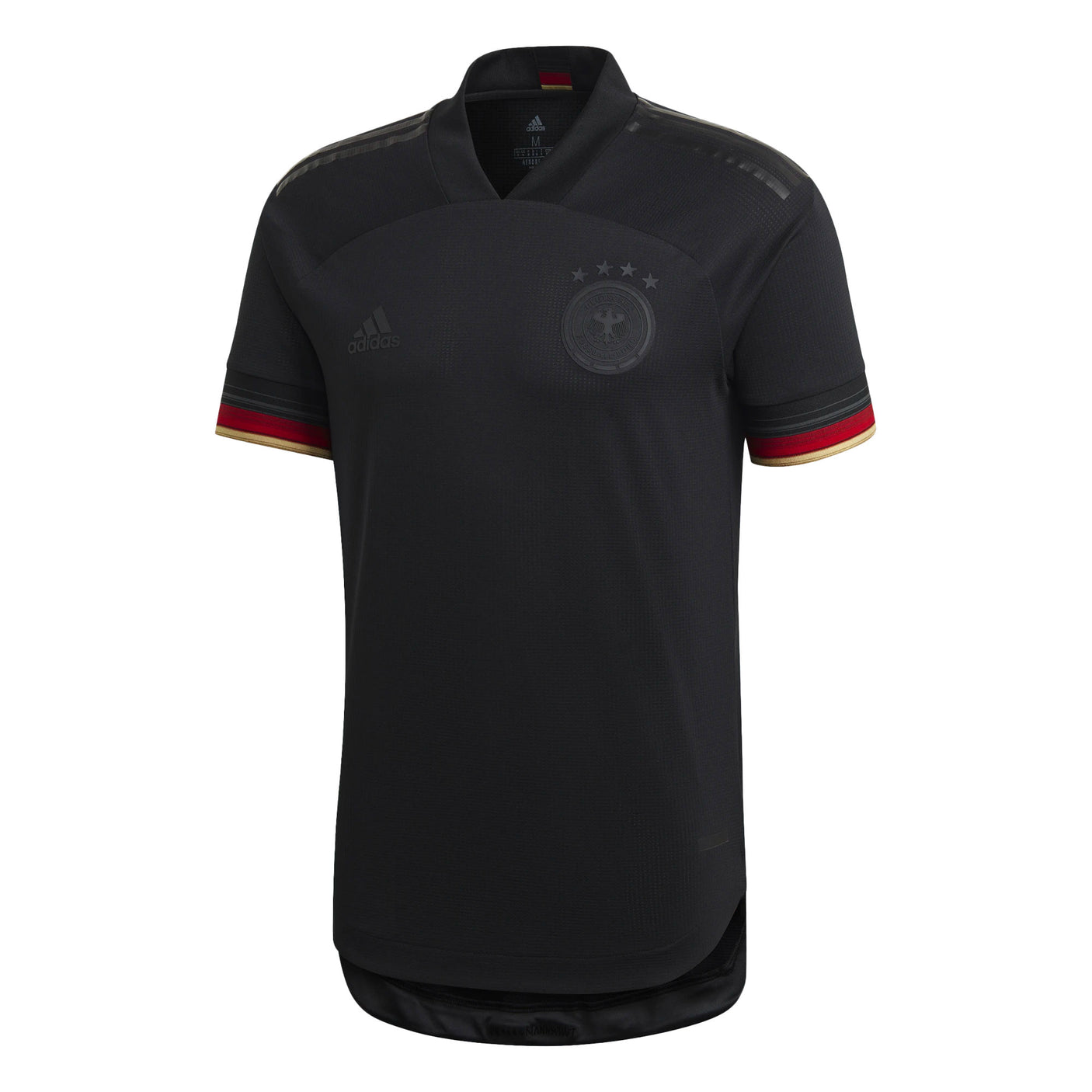 adidas Men's Germany 2021/22 Authentic Away Jersey Black/Carbon Front