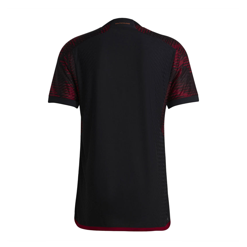 adidas Men's Germany 2022/23 Authentic Home Jersey Black/Burgundy Back