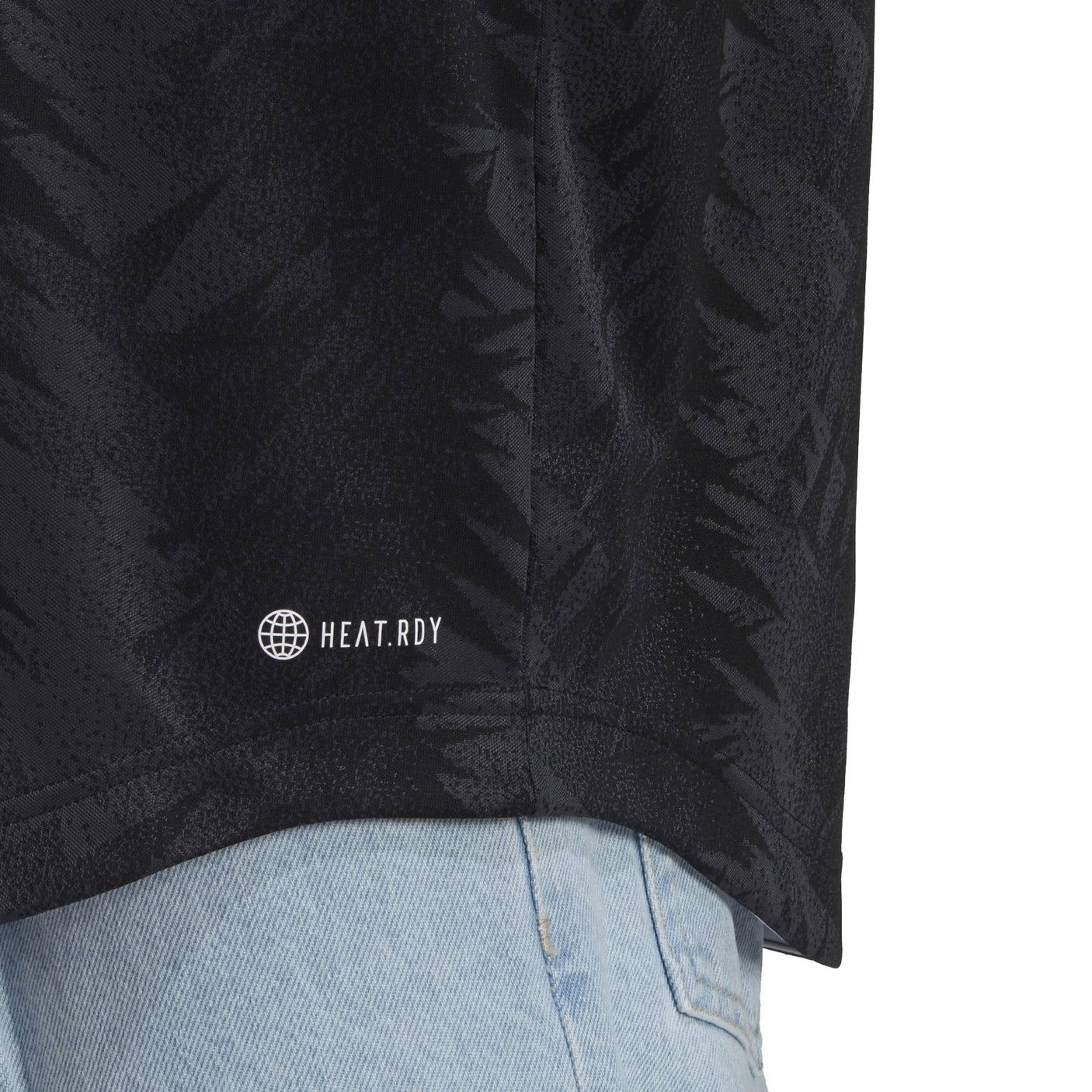 adidas Men's Juventus 2022/23 Authentic Away Jersey Black/White Side