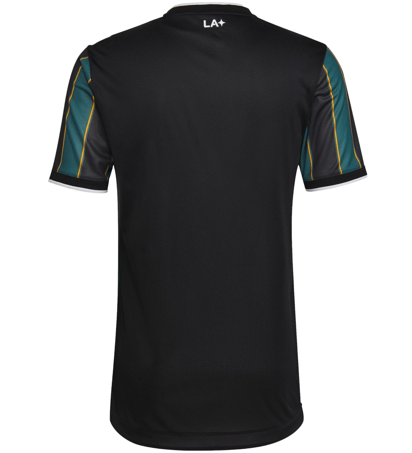 adidas Men's LA Galaxy 2021/22 Authentic Away Jersey Black/Tech Green Back