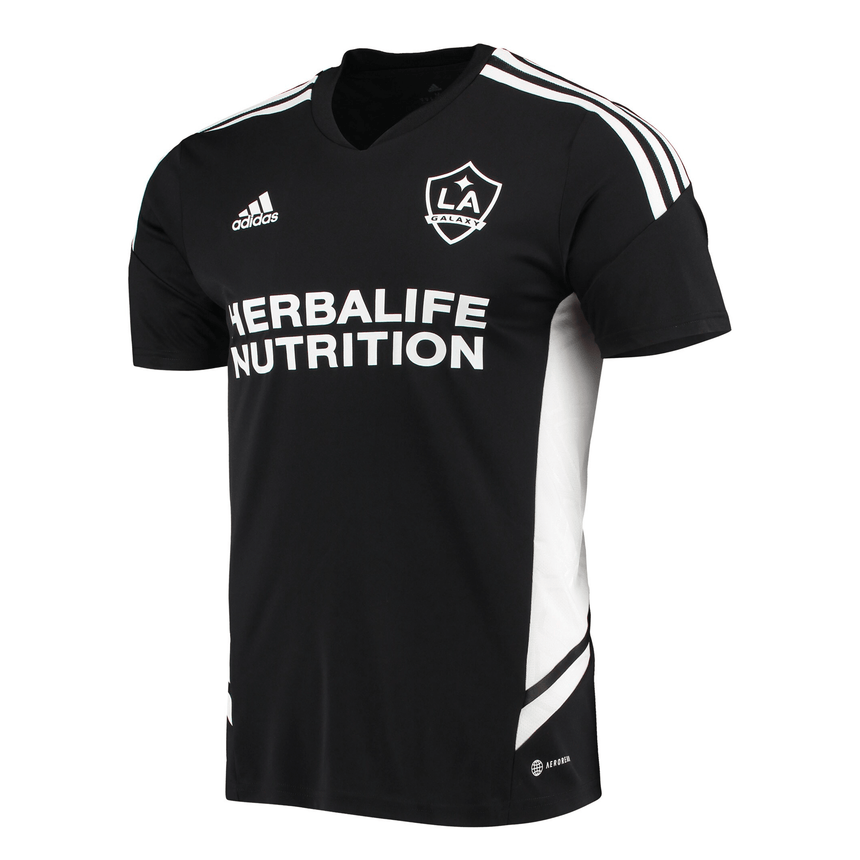 adidas Men's LA Galaxy 2022/23 Training Jersey Black/White