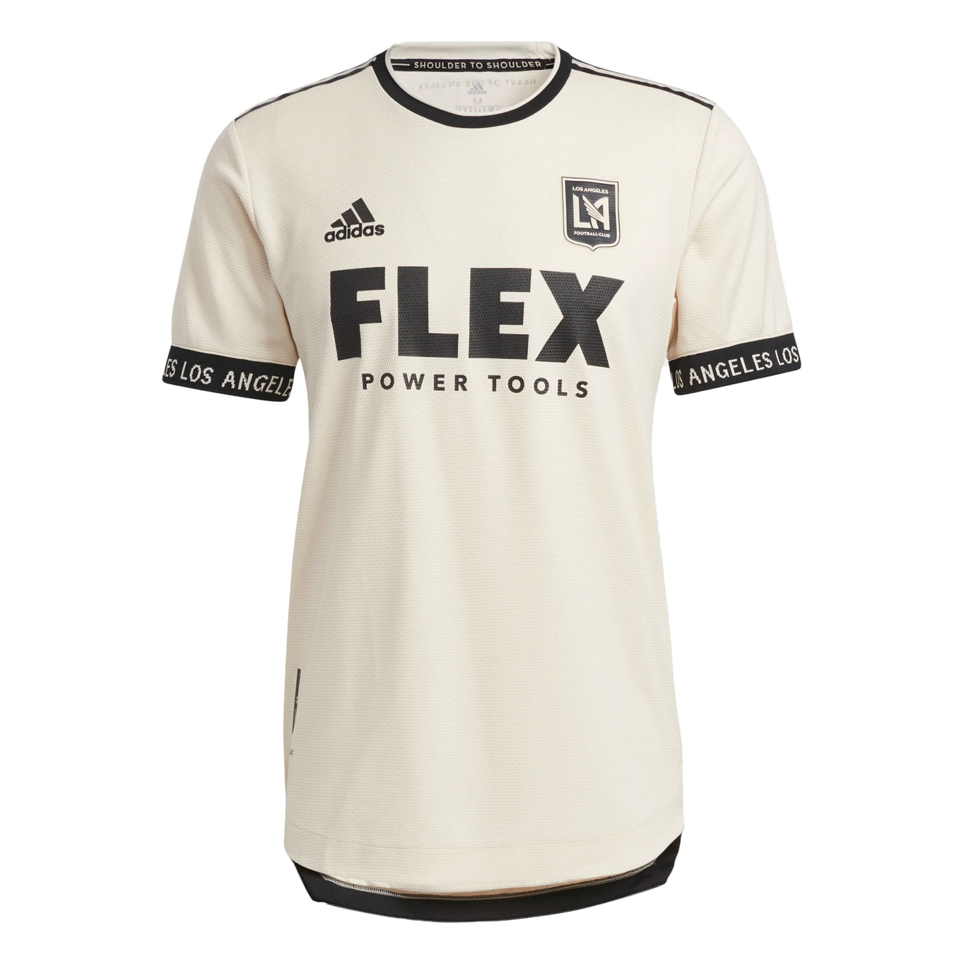 adidas Men's LAFC 2021/22 Authentic Front Jersey White/Black Front