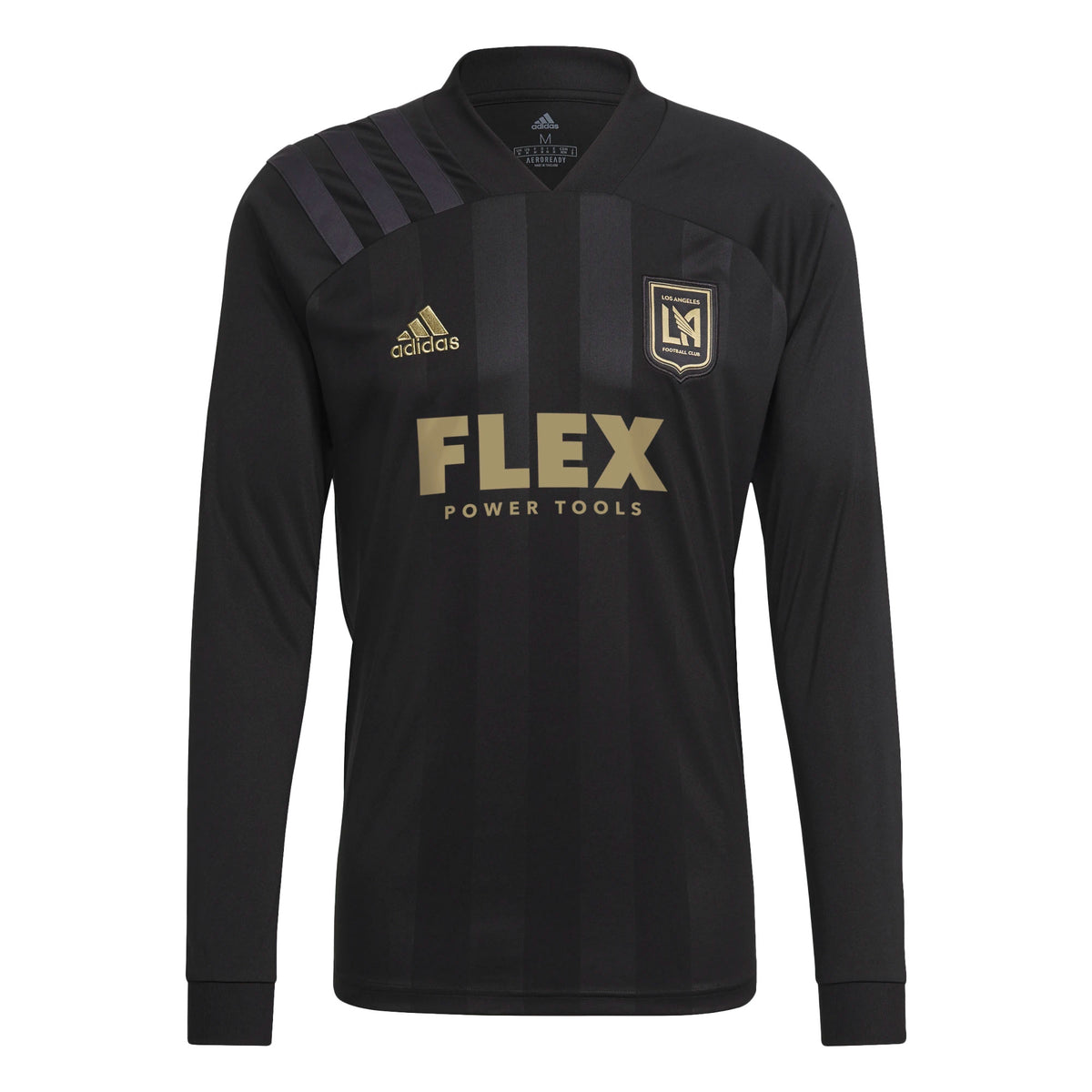 adidas+Lafc+tv+2021+Authentic+Home+Jersey+Black+Gold+Mens+