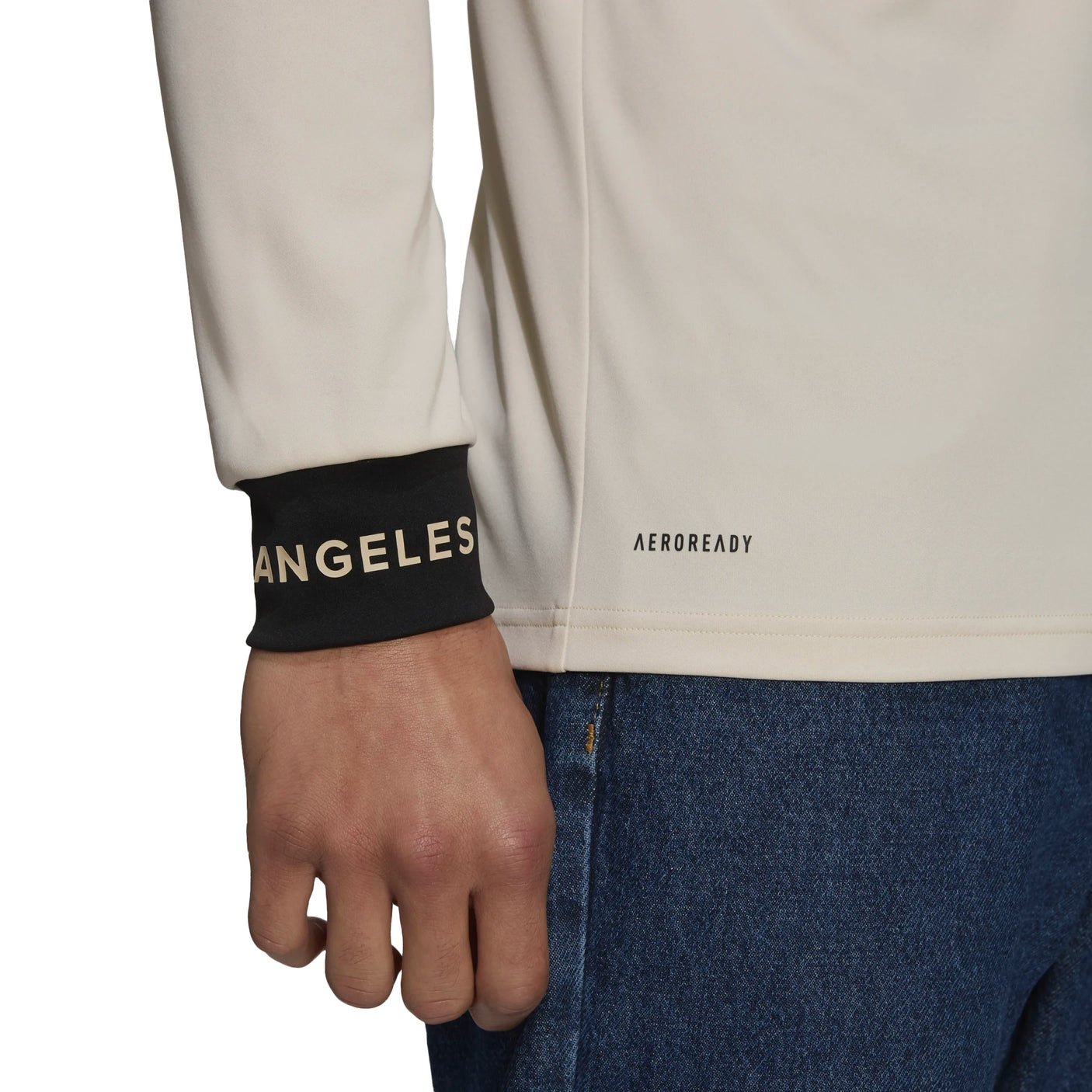 adidas Men's LAFC 2021/22 Long Sleeve Away Jersey Gold