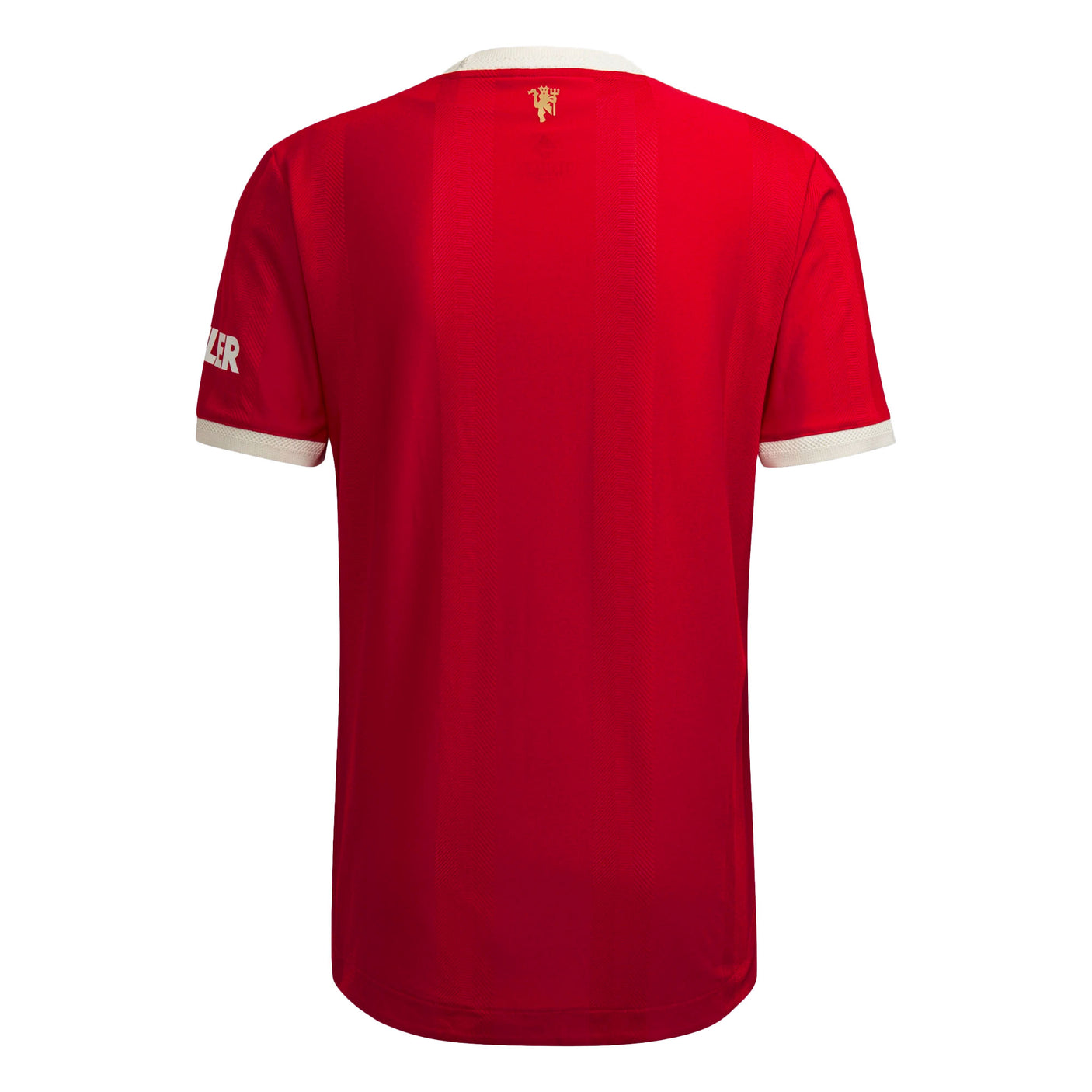 adidas Men's Manchester United 2021/22 Authentic Home Jersey Red Back