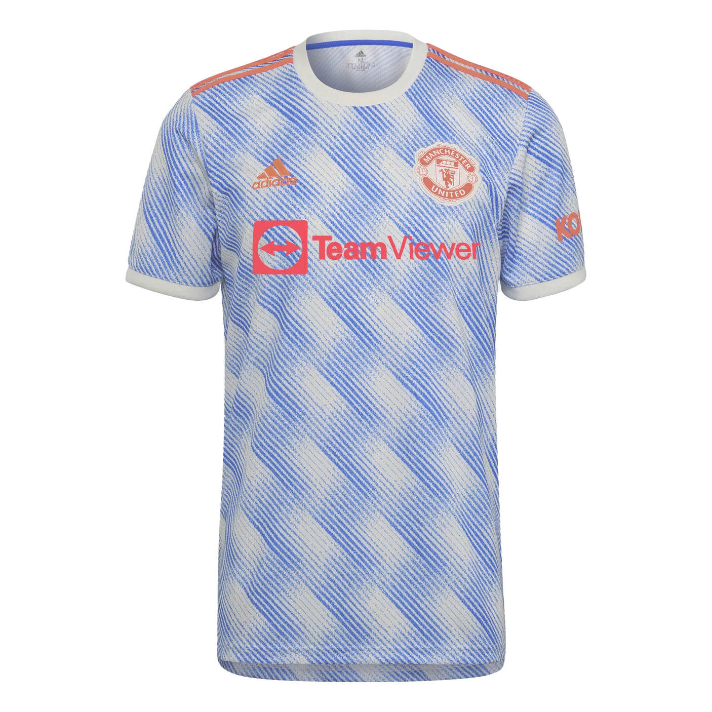 adidas Men's Manchester United 2021/22 Away Jersey Cloud White Front