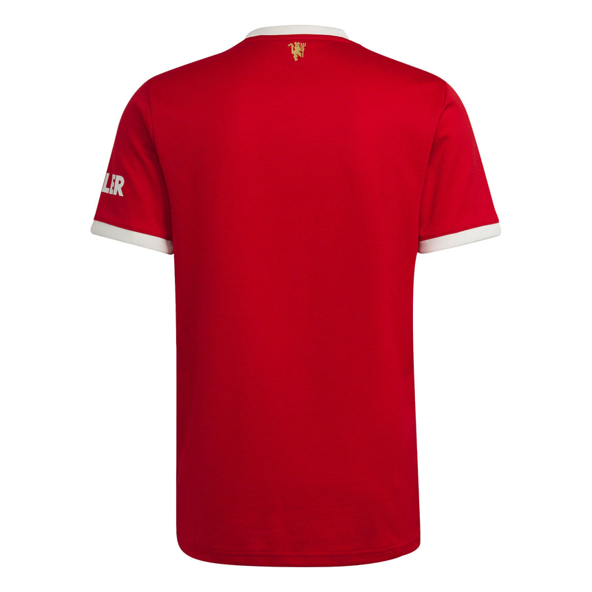 adidas Kids Manchester United 2021/22 Home Jersey Red Back