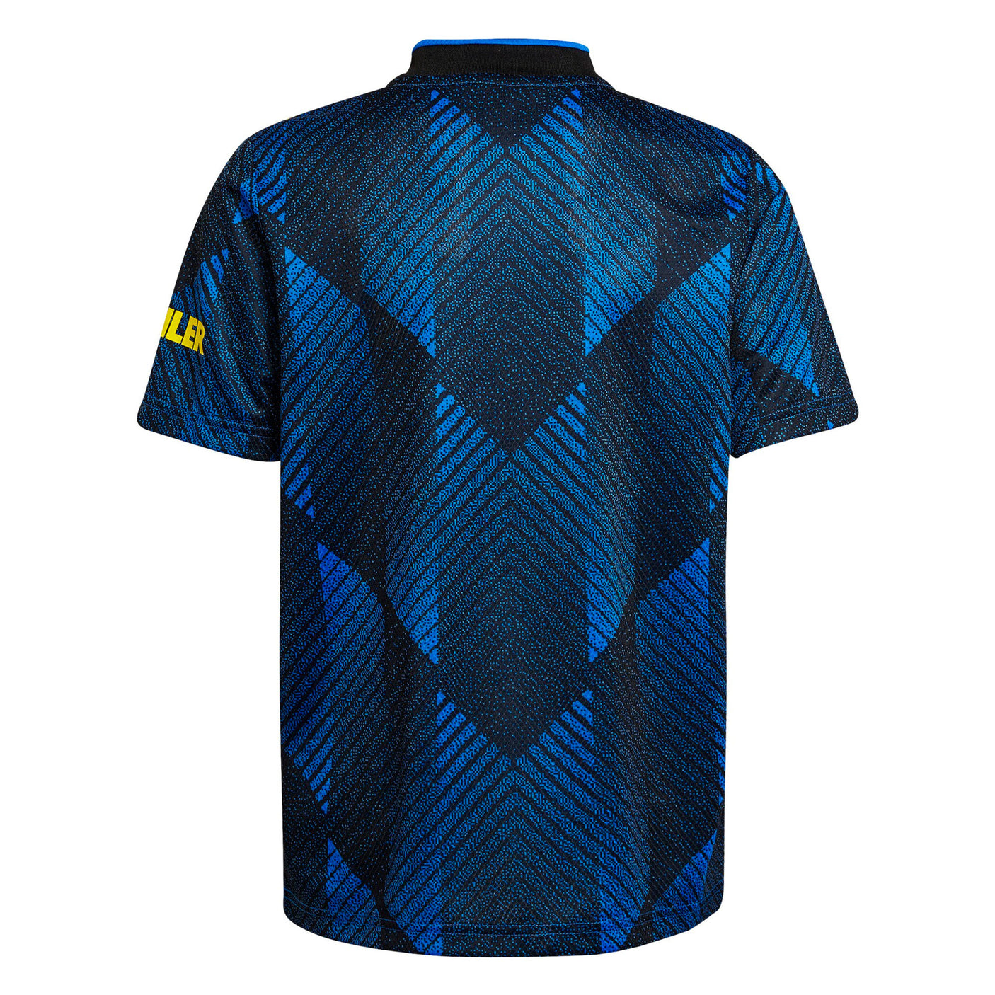 adidas Men's Manchester United 2021/22 Third Jersey Blue/Black Back