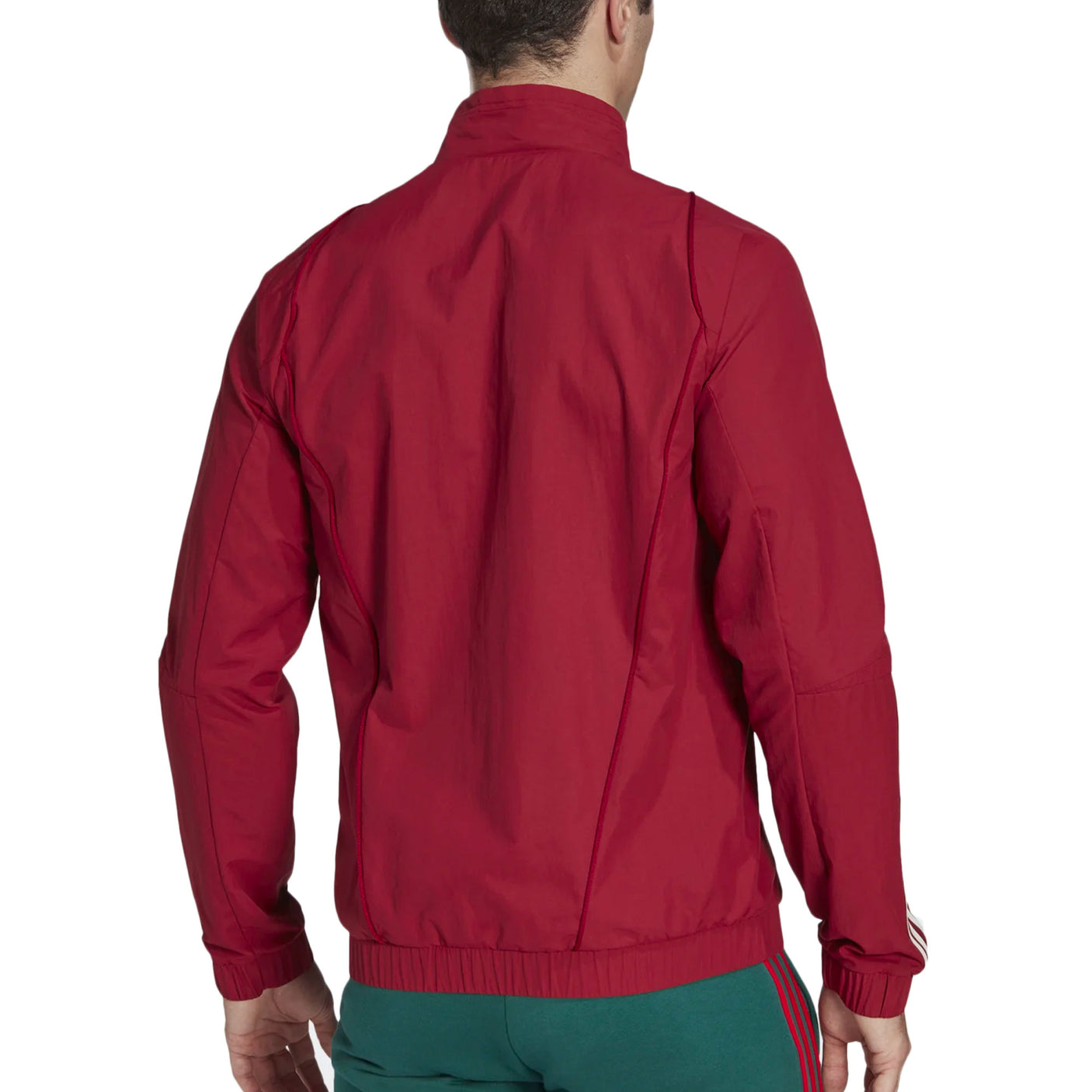 adidas Men's Mexico Tiro 23 Presentation Jacket Burgundy Back