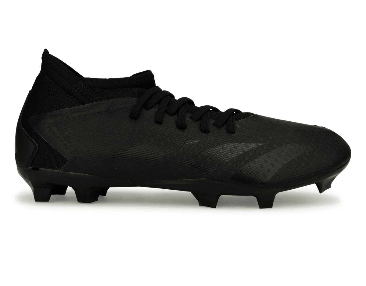 adidas Men's Predator Accuracy.3 FG Black/Black – Azteca Soccer