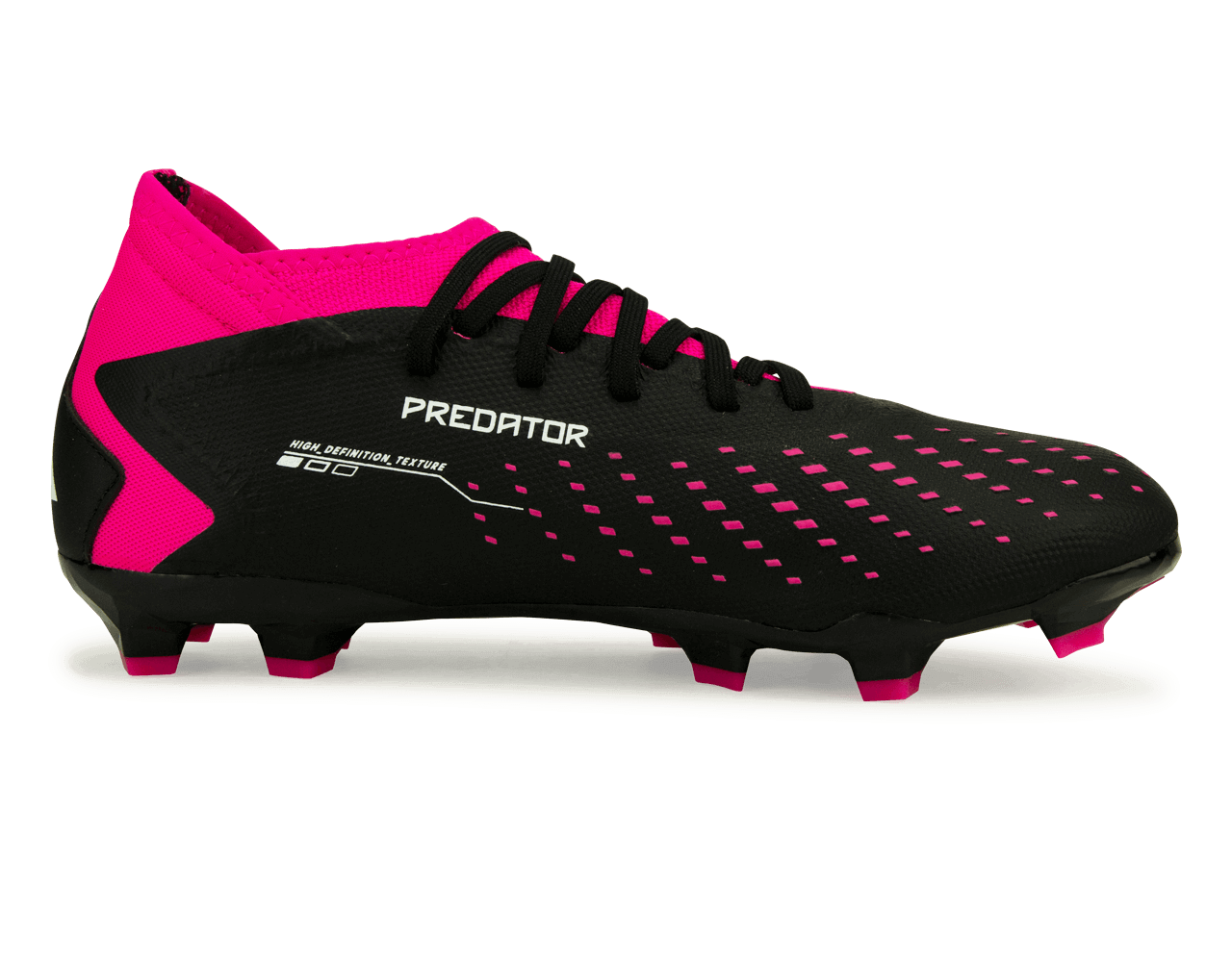 adidas Men's Predator Accuracy.3 FG Black/Pink Side