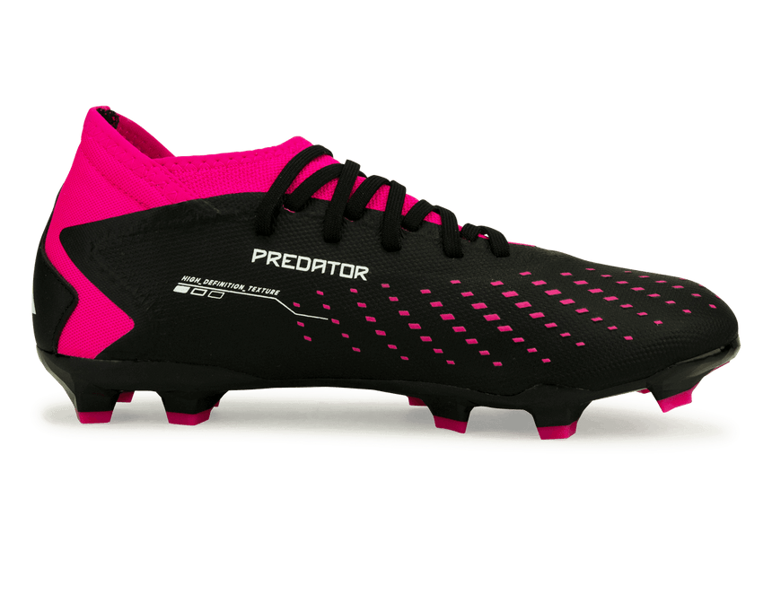 adidas Men's Predator Accuracy.3 FG Black/Pink Side