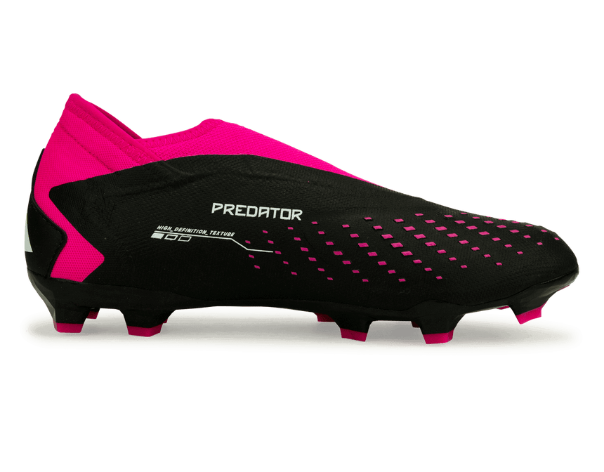 adidas Men's Predator Accuracy.3 LL FG Black/Pink Side