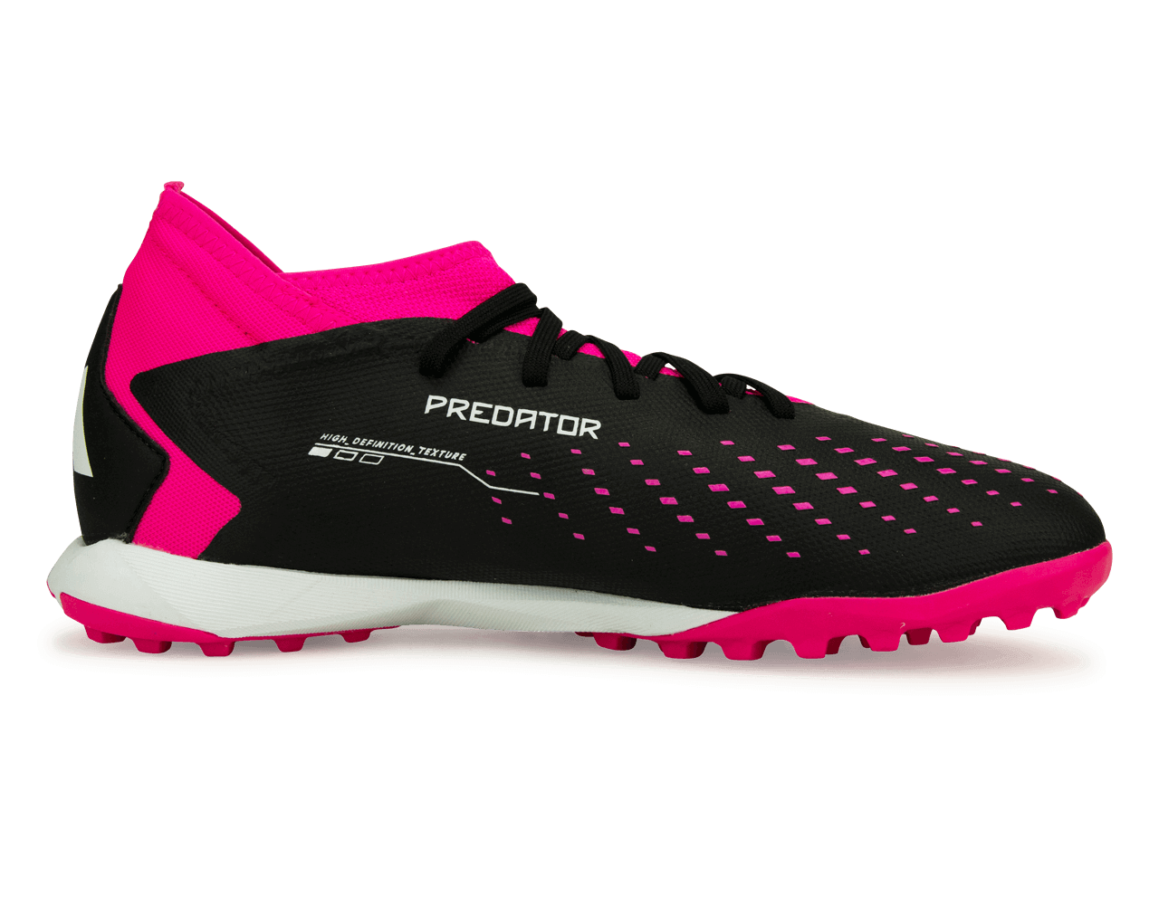 adidas Men's Predator Accuracy.3 TF Black/Pink Side
