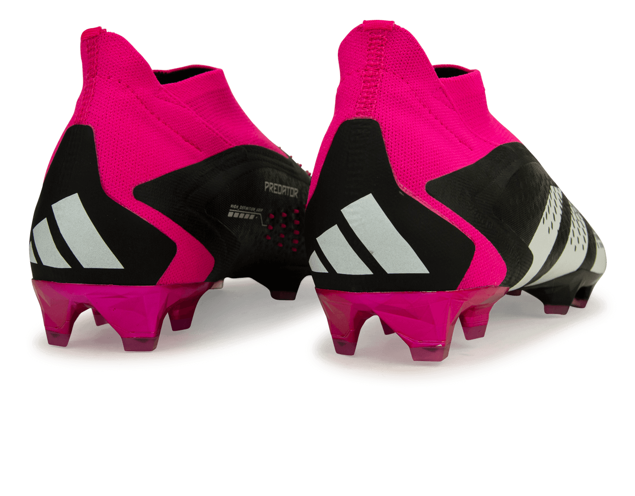 adidas Men's Predator Accuracy+ FG Black/Pink Rear