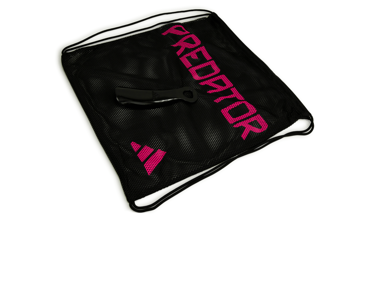 adidas Men's Predator Accuracy+ FG Black/Pink Shoebag