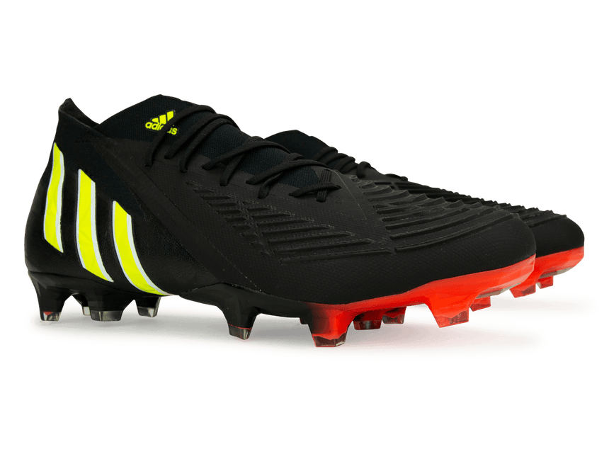 adidas Men's Predator Edge.1 FG Black/Sollar Yellow/White Together