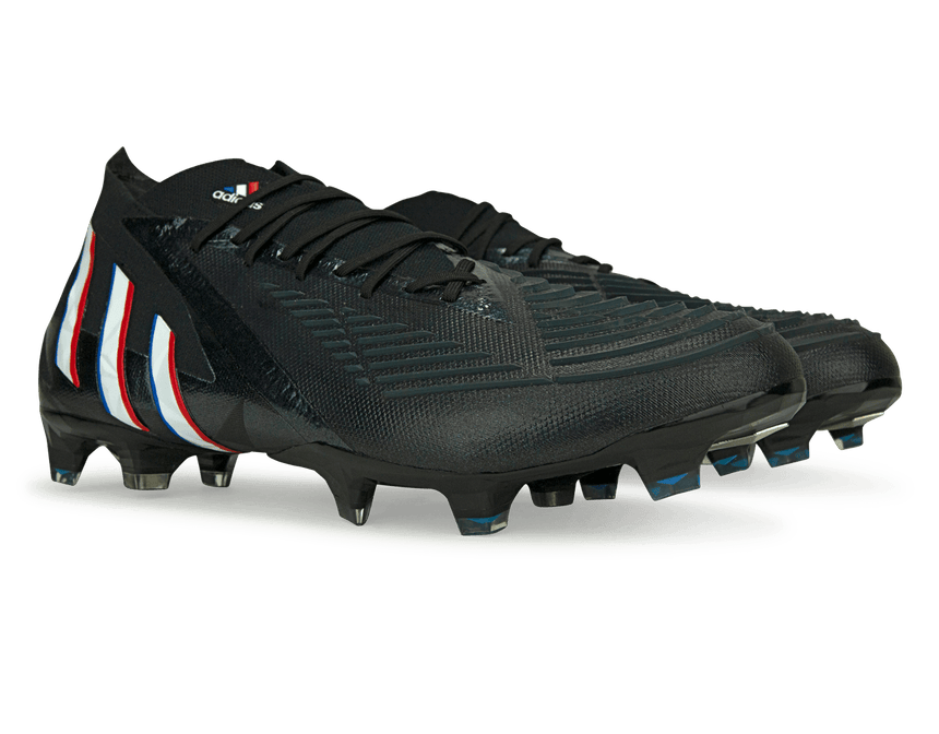 adidas Men's Predator Edge.1 FG Black/White/Blue Together