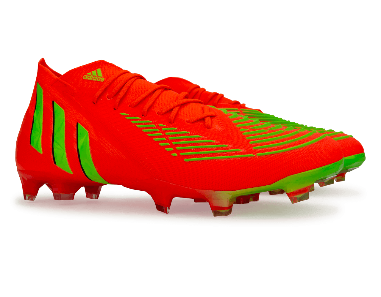 adidas Men's Predator Edge.1 FG Solar Red/Solar Green Together