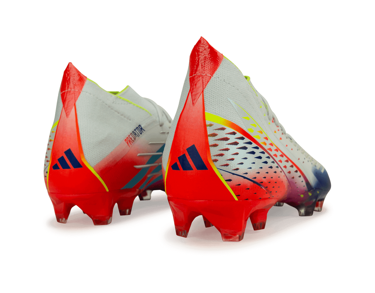 adidas Men's Predator Edge.1 FG White/Blue Rear