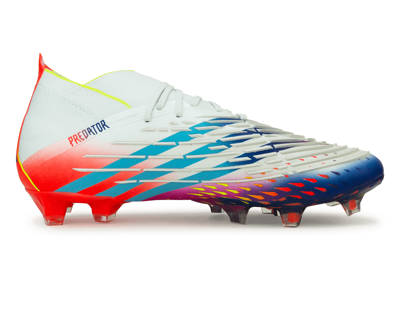 adidas Men's Predator Edge.1 FG White/Blue Side