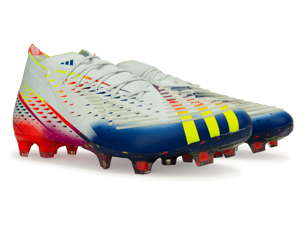 adidas Men's Predator Edge.1 FG White/Blue Together