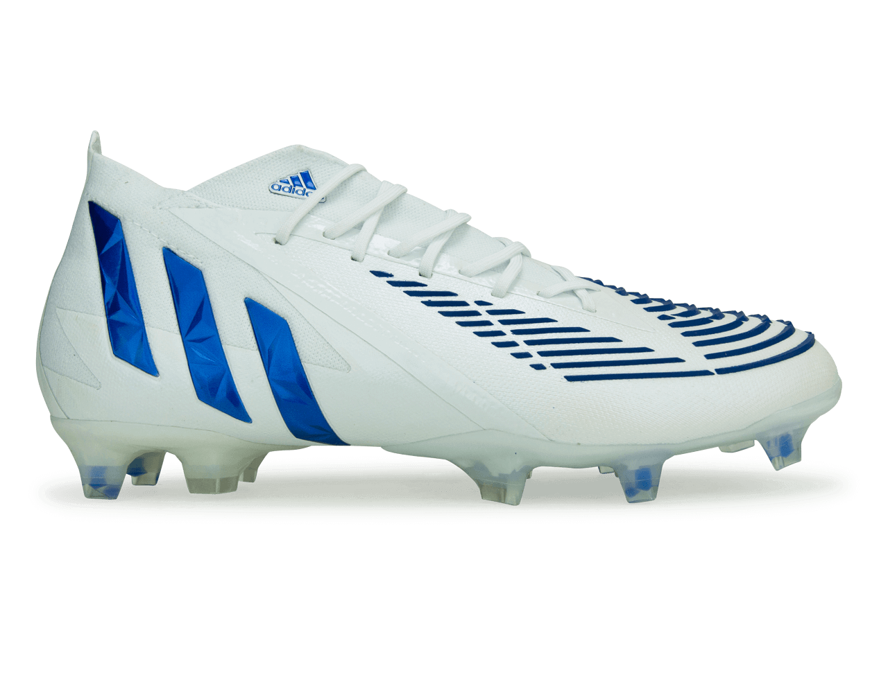 adidas Men's Predator Edge.1 FG White/Hi-Res Blue Front