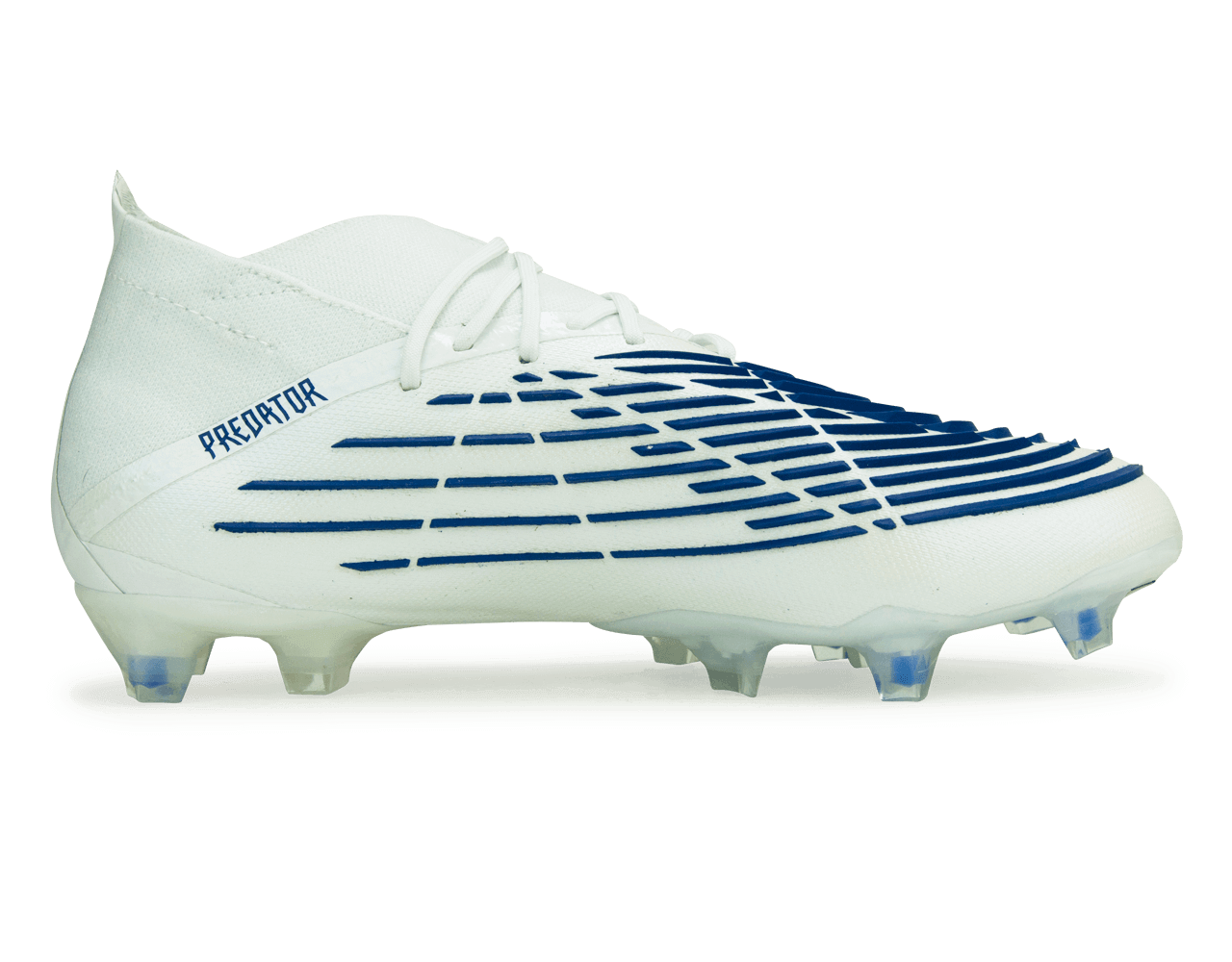 adidas Men's Predator Edge.1 FG White/Hi-Res Blue Side