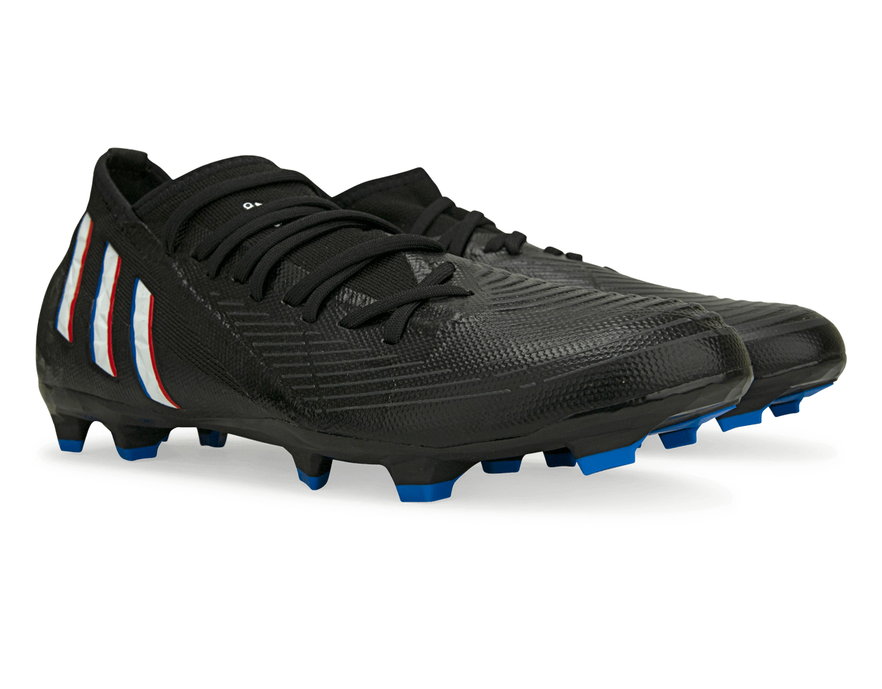 adidas Men's Predator Edge.3 FG Black/White/Red Together