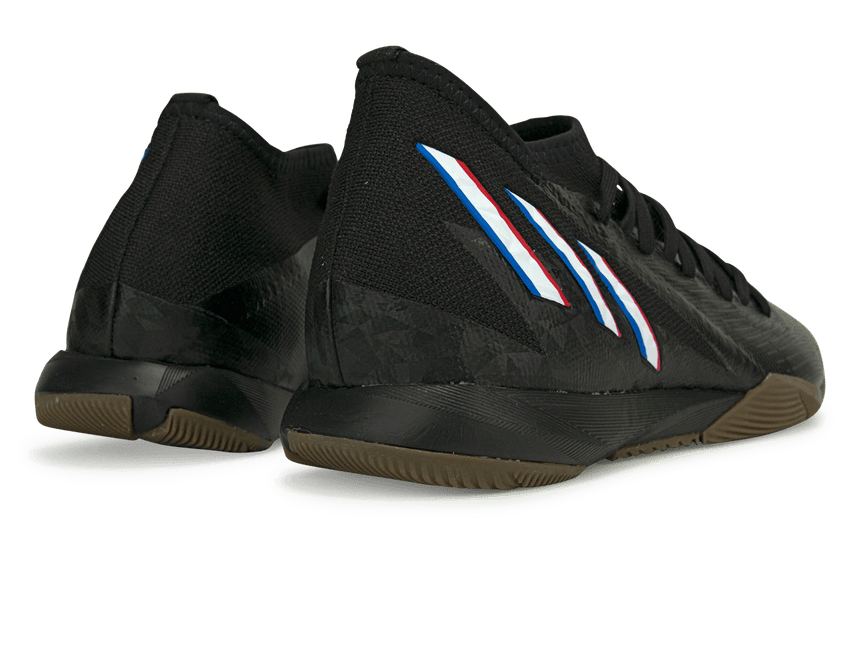 adidas Men's Predator Edge.3 Indoor Soccer Shoes Black/White Rear