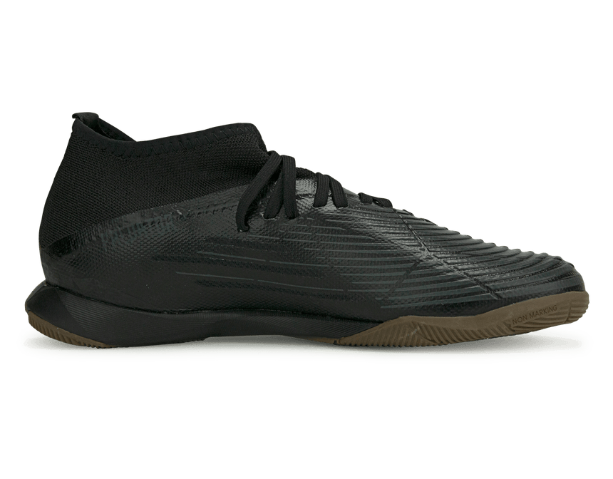 adidas Men's Predator Edge.3 Indoor Soccer Shoes Black/White Side