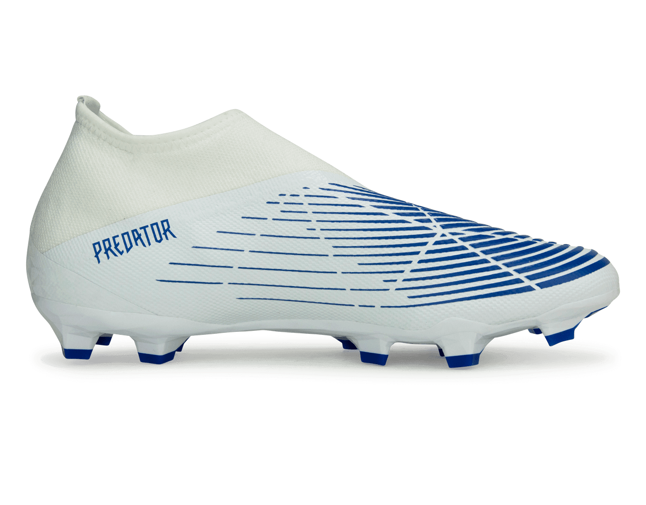 adidas Men's Predator Edge.3 LL FG White/Royal Blue Side