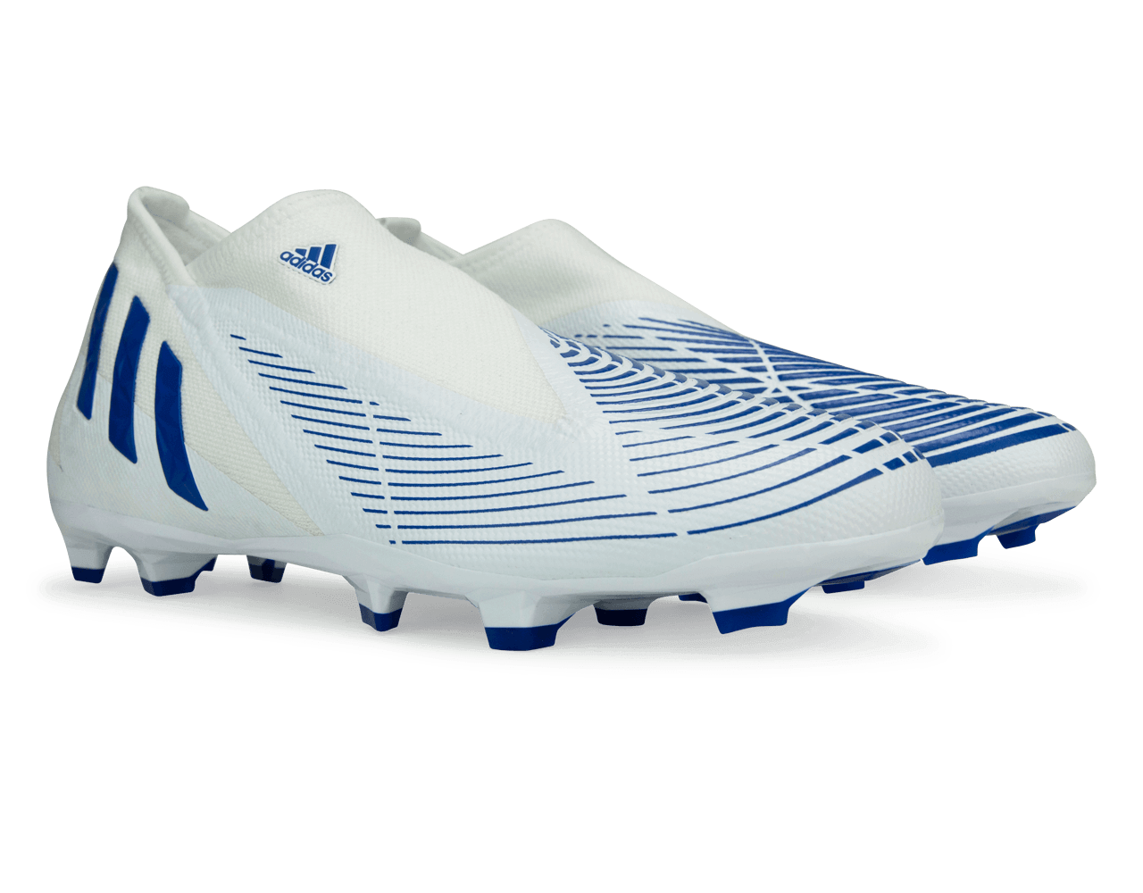 adidas Men's Predator Edge.3 LL FG White/Royal Blue Together