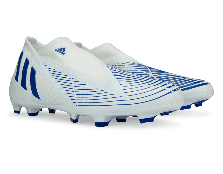 adidas Men's Predator Edge.3 LL FG White/Royal Blue Together