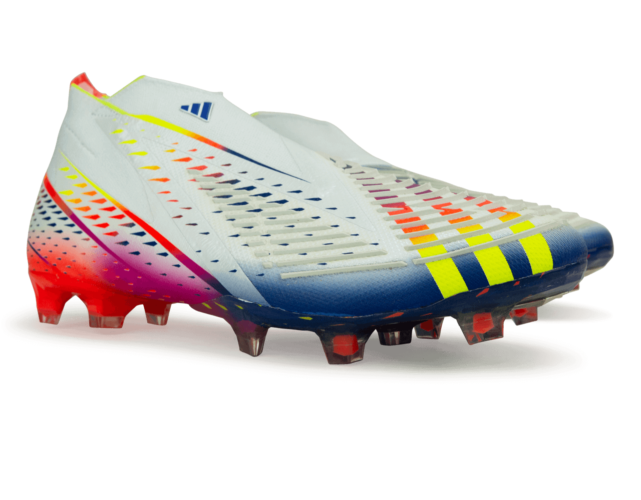 adidas Men's Predator Edge+ FG White/Solar Yellow Together