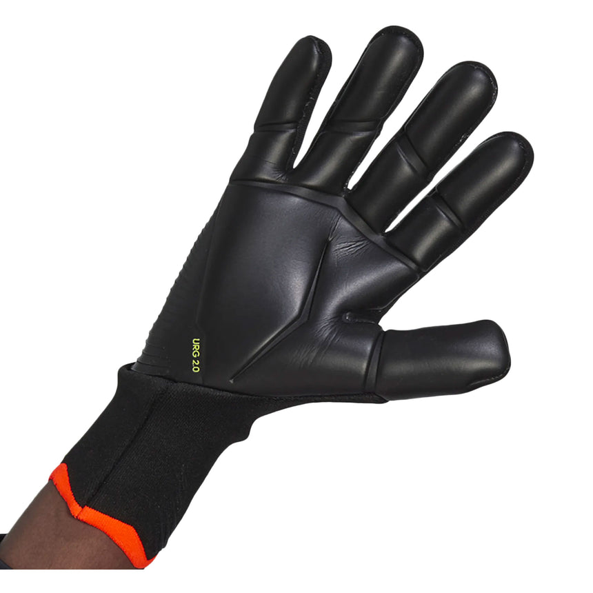 adidas Men's Predator Edge Pro Goalkeeper Gloves Black/Solar Yellow Back